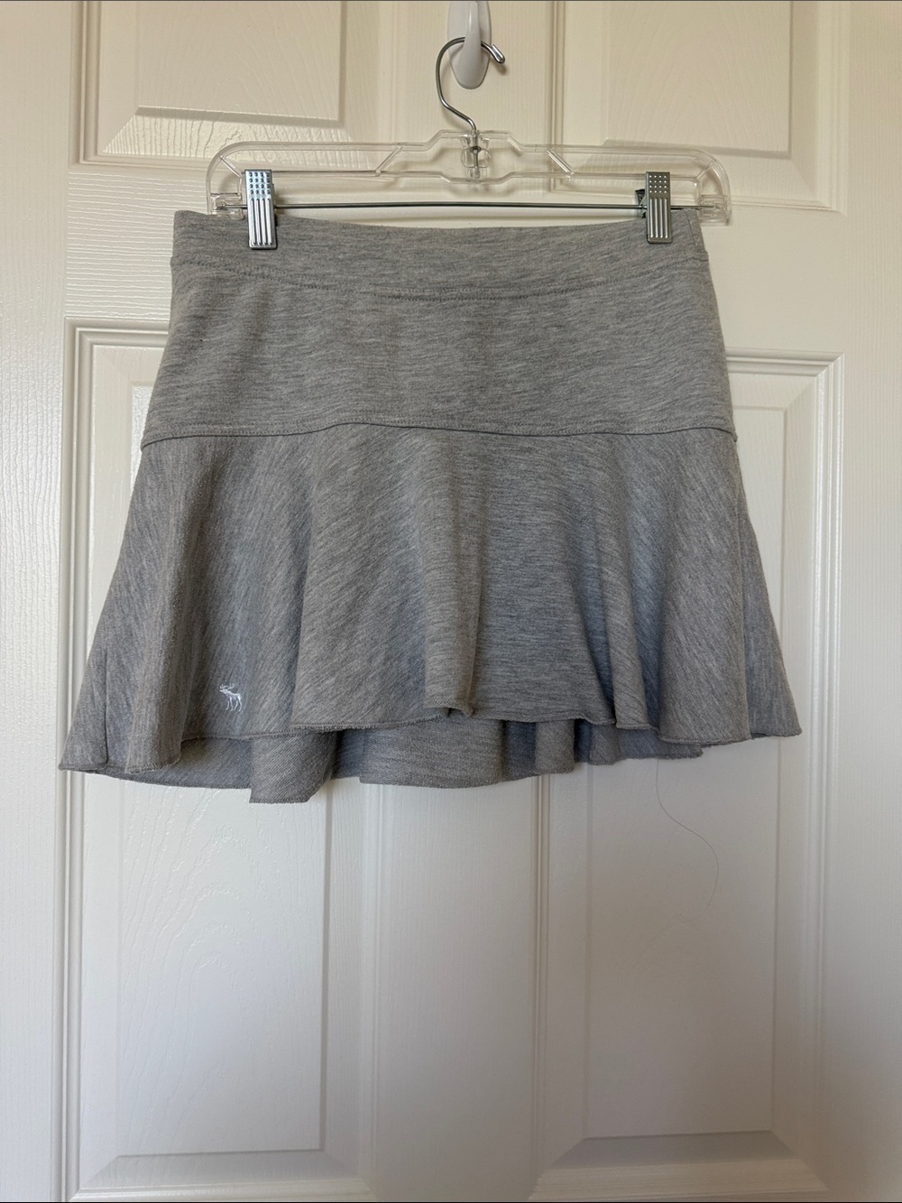 Abercrombie & Fitch Light Grey Flared Skater Skirt